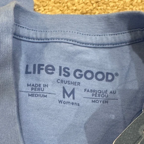 Life Is Good Women's Waveheart Short Sleeve Crusher Tee - Picture 3 of 3